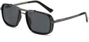 Punk Sunglasses For Men Fashion Trending Luxury Band Outdoors Driving Sun Glasses UV400