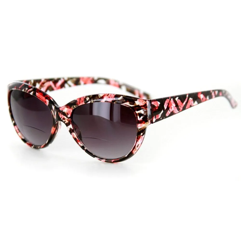 "Bombshell" Vintage-Inspired Fashion Bifocal Sunglasses for Women