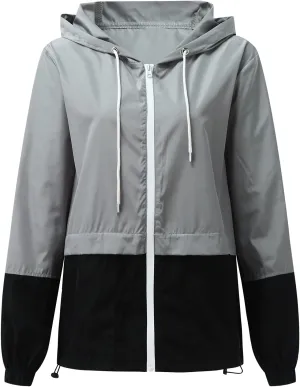Rain Jackets for Women Waterproof Rain Coats Active Raincoat Lightweight Windbreaker Jacket with Hood