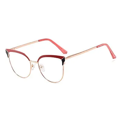 Ralferty Women's Full Rim Oval Cat Eye Acetate Alloy Eyeglasses F91226