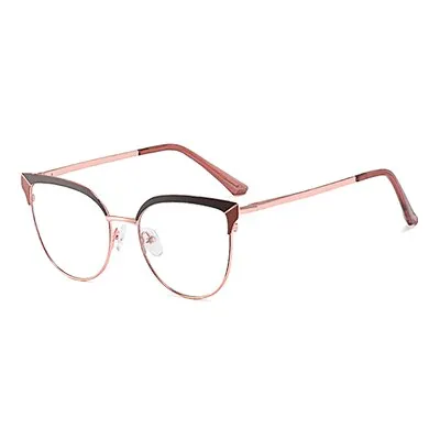 Ralferty Women's Full Rim Oval Cat Eye Acetate Alloy Eyeglasses F91226