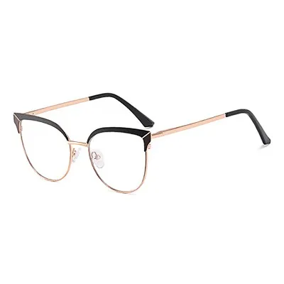Ralferty Women's Full Rim Oval Cat Eye Acetate Alloy Eyeglasses F91226