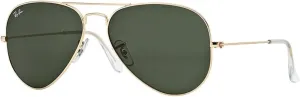 Ray-Ban - Large Metal Aviator Sunglasses RB3025 (Arista/G-15 XLT)