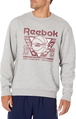Reebok Men's Basketball Crewneck Sweatshirt