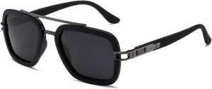 Retro Double Bridges Men Sunglasses Fashion Women Shades Uv400 Punk Sun Glasses