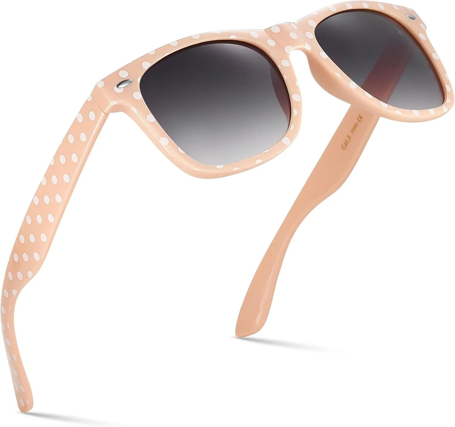 Retro Rewind Polka Dot Vintage Fashion Sunglasses for Women UV400