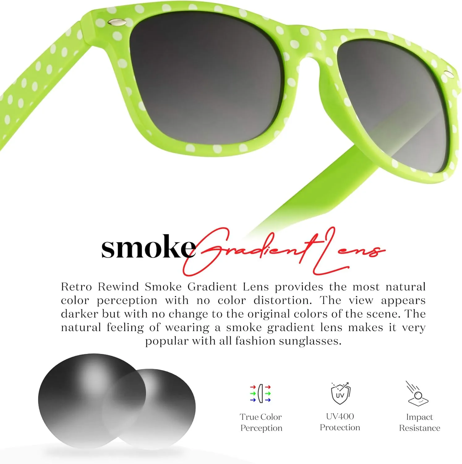 Retro Rewind Polka Dot Vintage Fashion Sunglasses for Women UV400