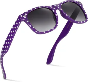 Retro Rewind Polka Dot Vintage Fashion Sunglasses for Women UV400
