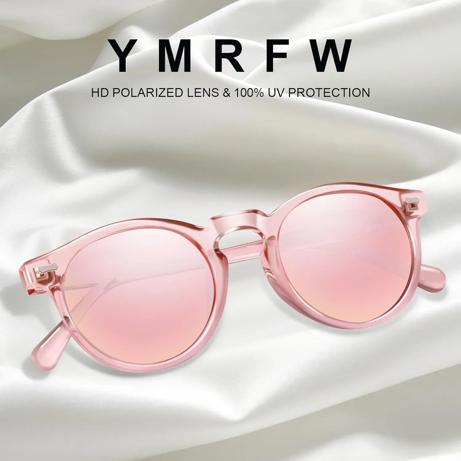 Retro Small Round Polarized Sunglasses for Women Vintage Style Circle Sun Glasses UV Protection