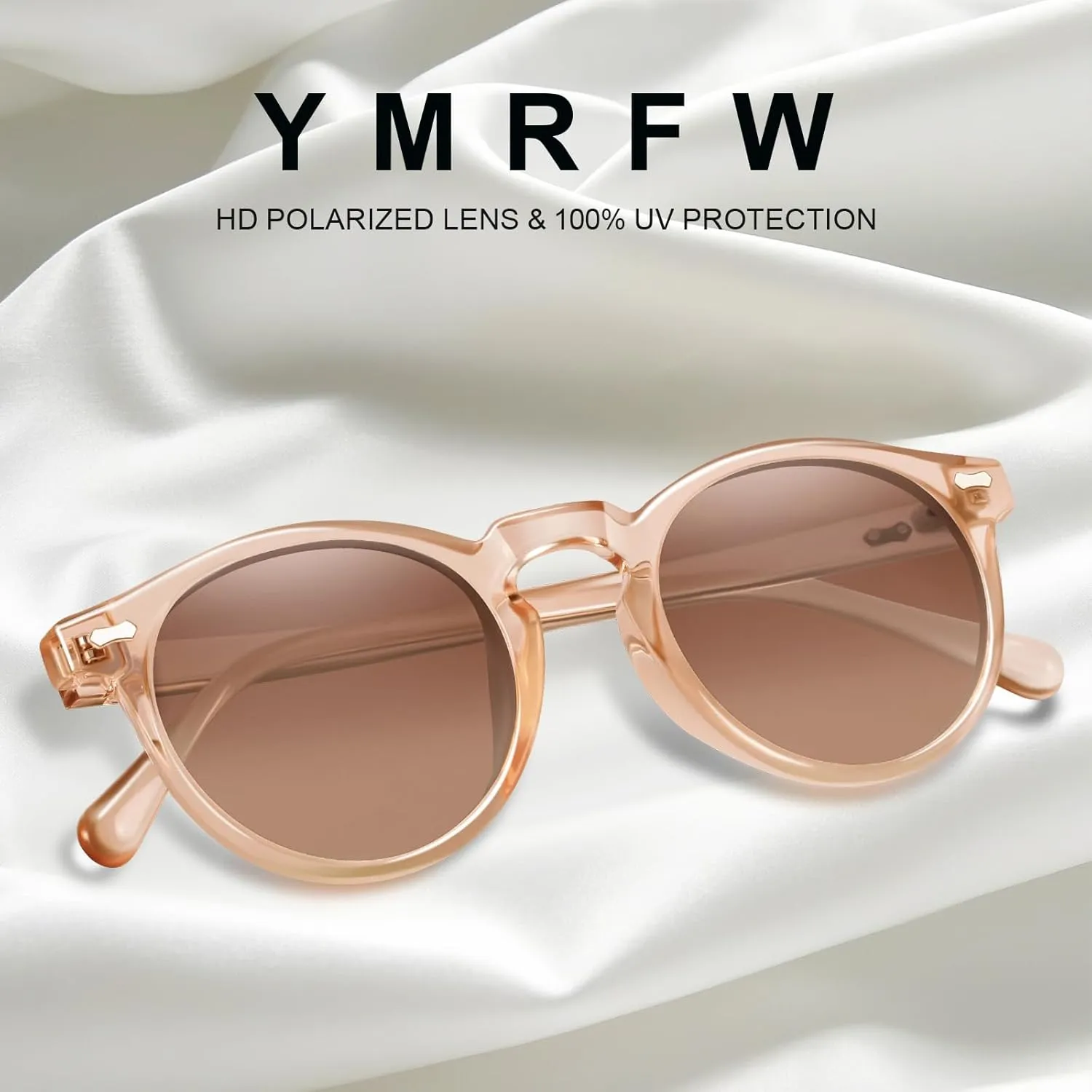 Retro Small Round Polarized Sunglasses for Women Vintage Style Circle Sun Glasses UV Protection