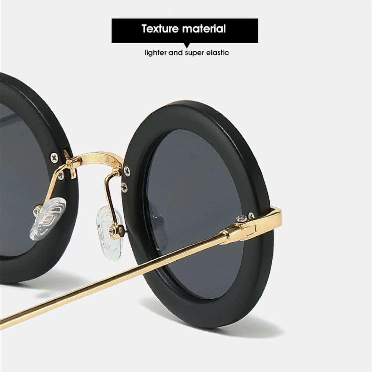 Retro Small Round Women Sunglasses Fashion Jelly Color Gradient Uv400 Men Trending Punk Matte