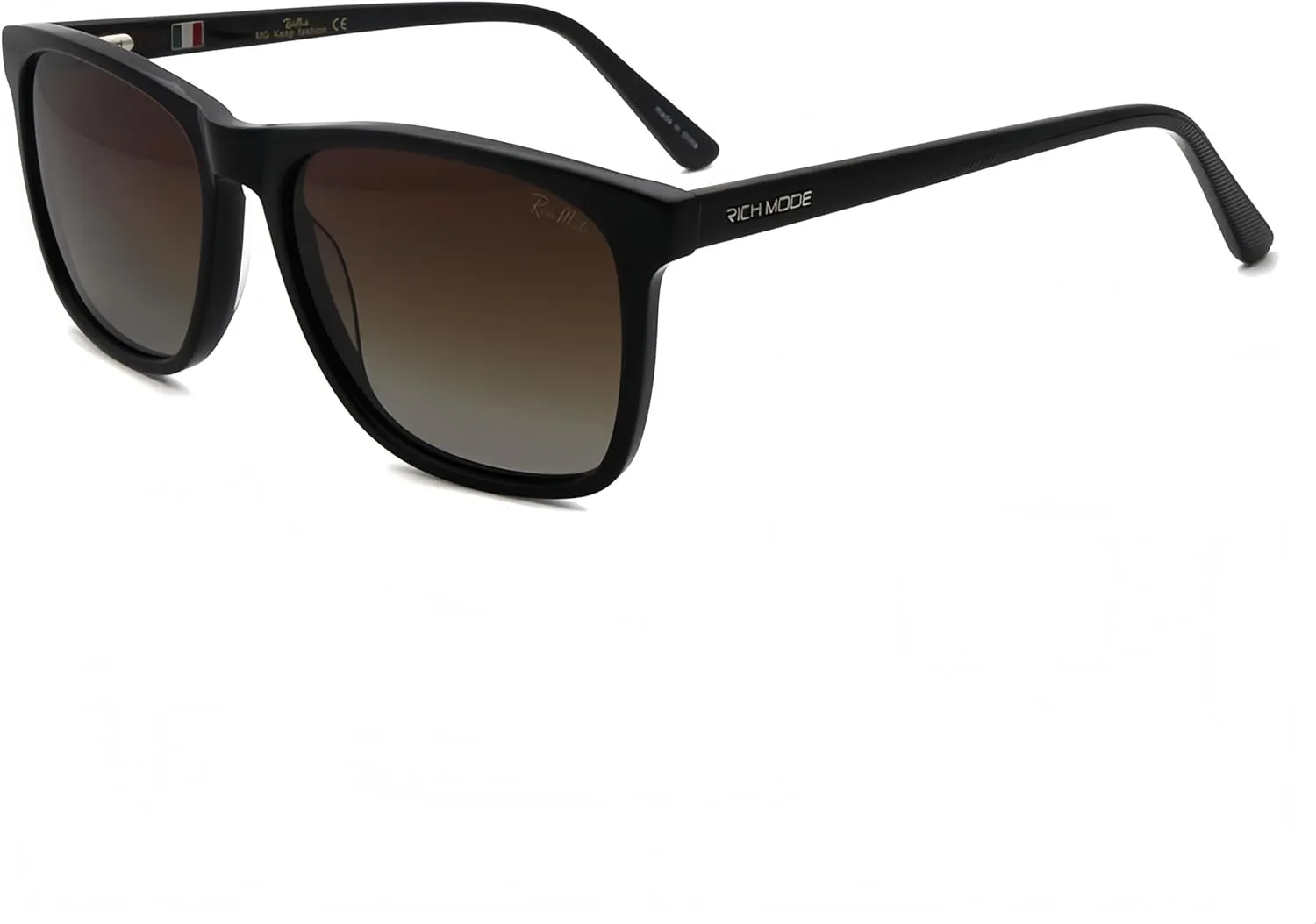 RICH MODE Rectangular Polarized Sunglasses for Men UV400 Protection Sunglasses Classic Fashion Sun Glassses