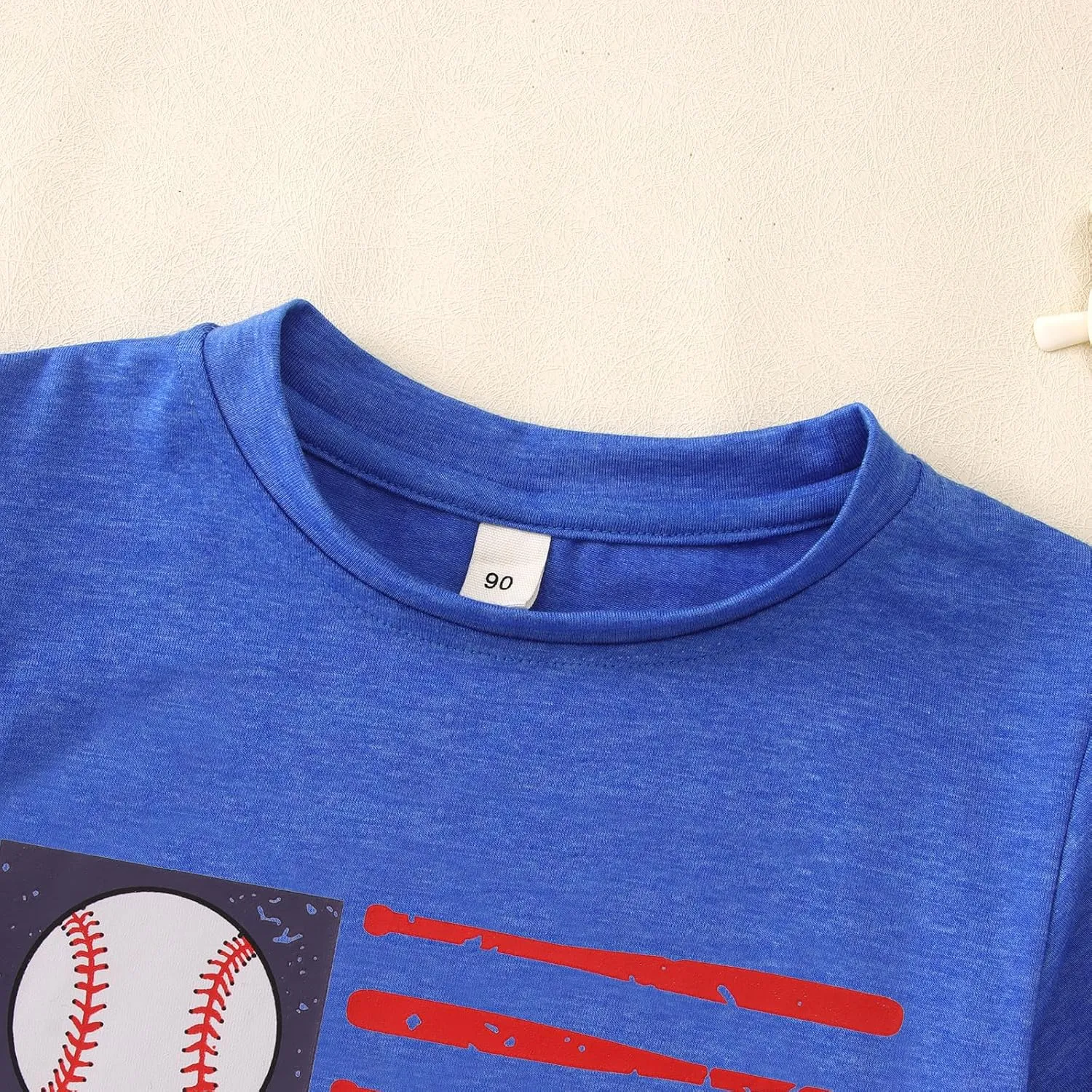 Ritatte Toddler Baseball Shirt Baby Boy Baseball Graphic T-Shirt Outfit Sports Lover Short Sleeve Summer Tee Tops