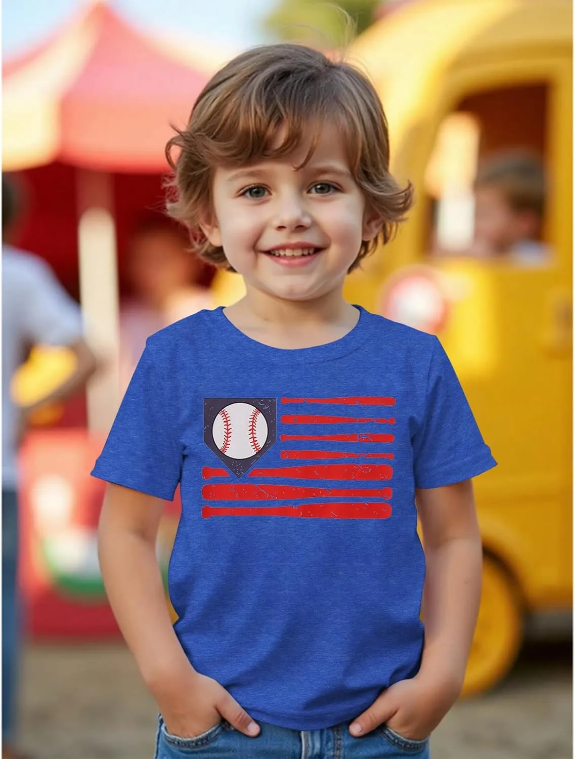 Ritatte Toddler Baseball Shirt Baby Boy Baseball Graphic T-Shirt Outfit Sports Lover Short Sleeve Summer Tee Tops