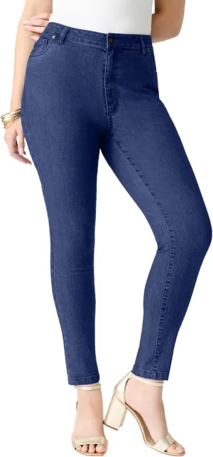 Roaman's Women's Plus Size Invisible Stretch Iconic Slim Jean