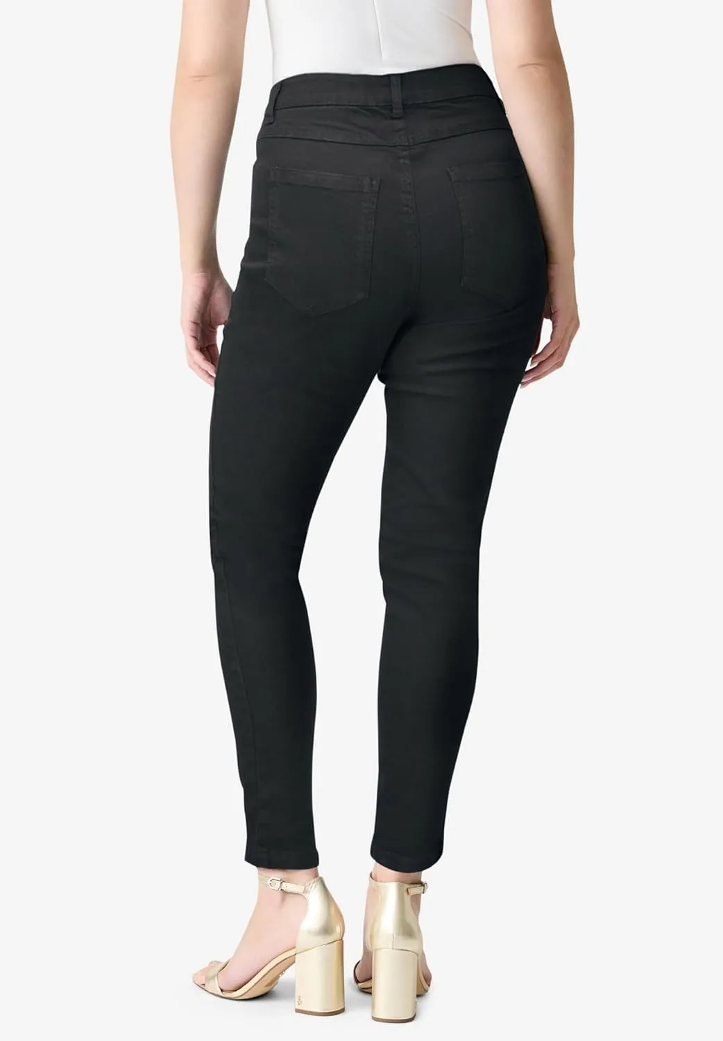 Roaman's Women's Plus Size Invisible Stretch Iconic Slim Jean