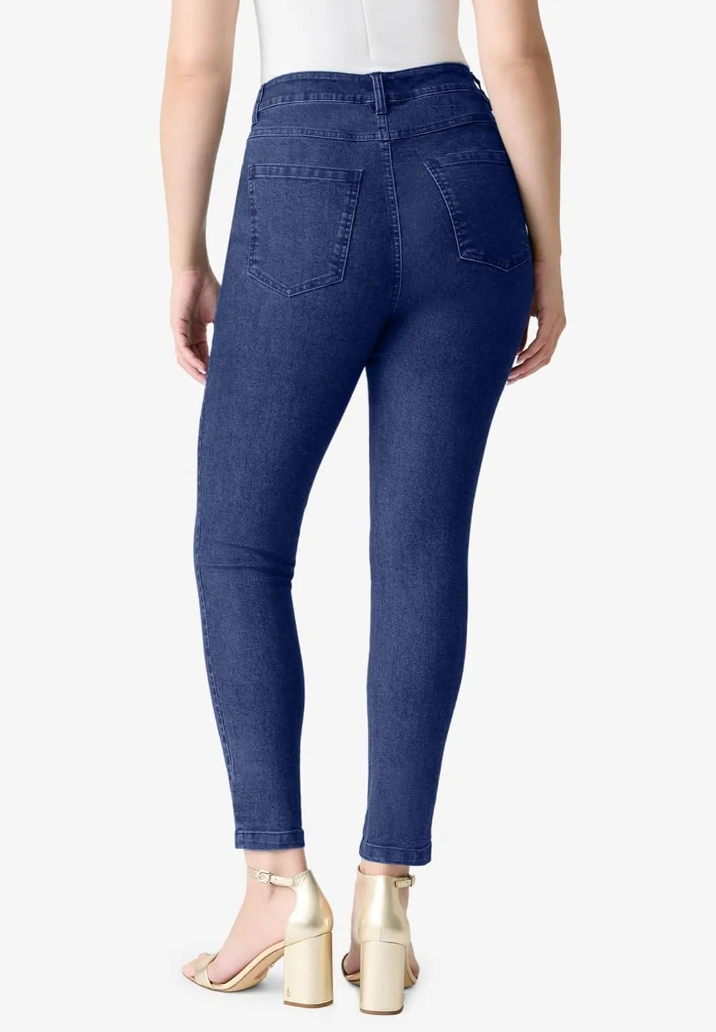 Roaman's Women's Plus Size Invisible Stretch Iconic Slim Jean