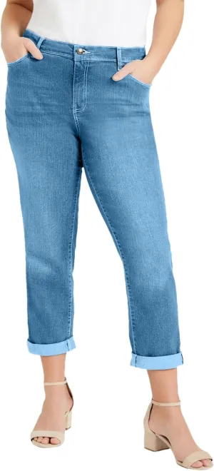 Roaman's Women's Plus Size Invisible Stretch Iconic Slim Jean
