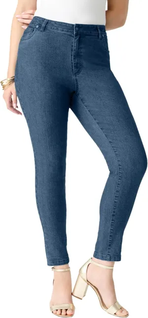 Roaman's Women's Plus Size Invisible Stretch Iconic Slim Jean