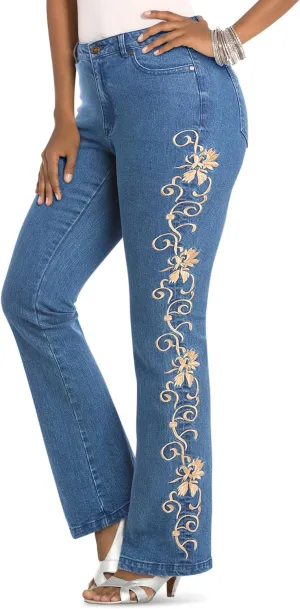 Roaman's Women's Plus Size Whitney Jean with Invisible Stretch