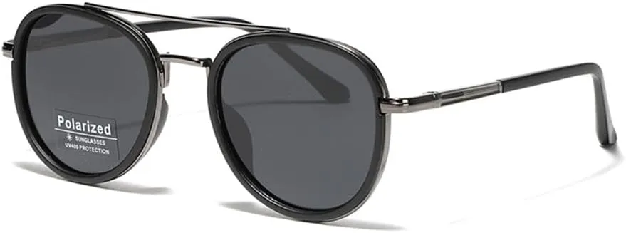 Round Sunglasses For Men Metal Polarized Sun Glasses For Women Driving