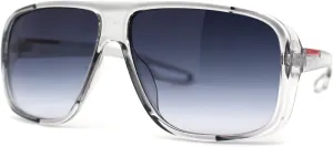 SA106 Mens Oversize European Design Racer Plastic Fashion Sunglasses
