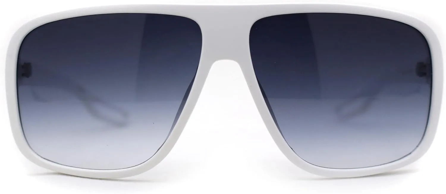 SA106 Mens Oversize European Design Racer Plastic Fashion Sunglasses