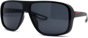 SA106 Mens Oversize European Design Racer Plastic Fashion Sunglasses