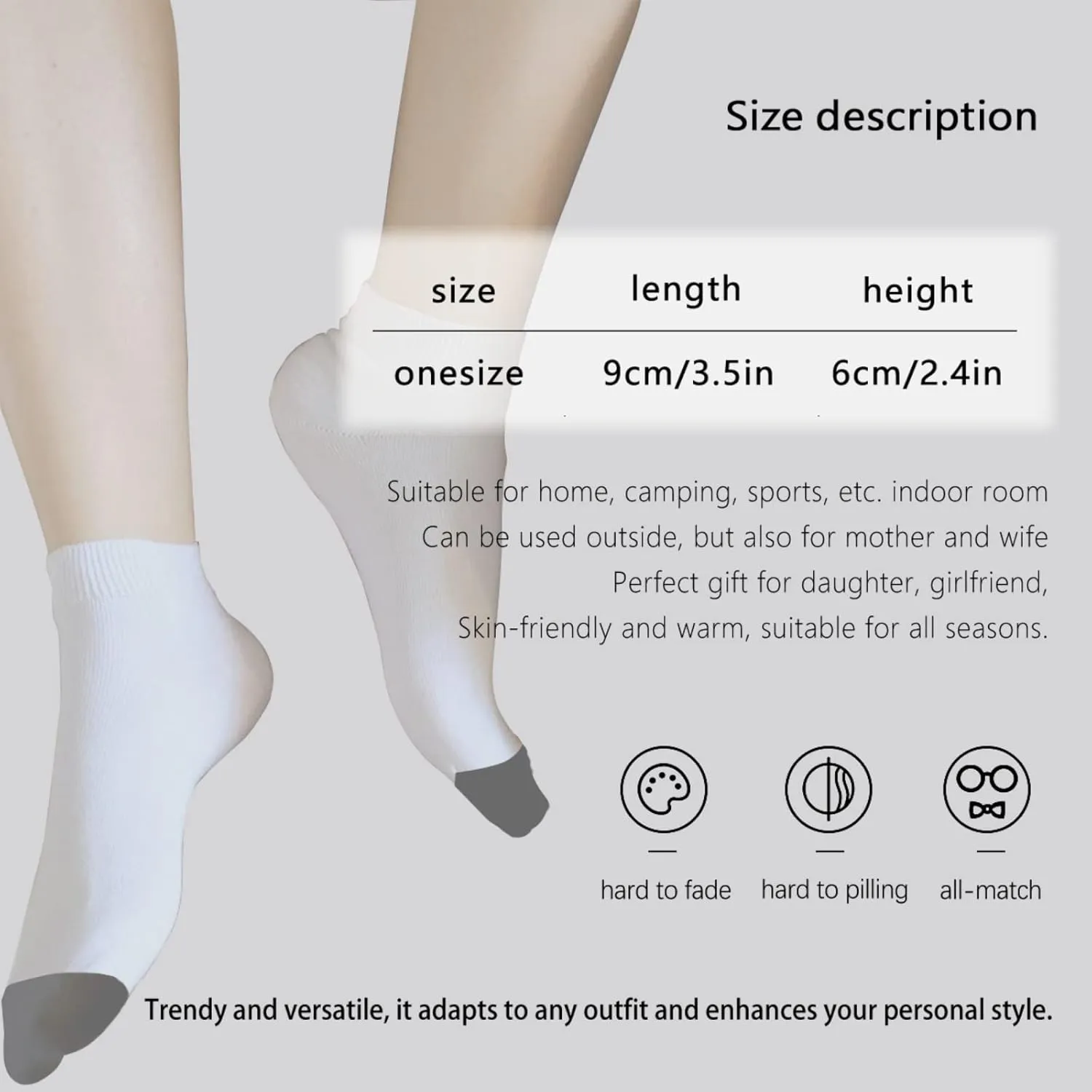 Santa's Favorite Nurse Women Crew Socks Christmas Invisible For Women Sock Casual Sock Humor Sock