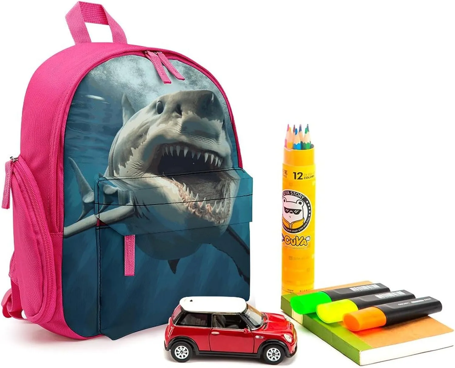 Shark Mouth Travel Backpack Casual Bag Lightweight Hiking Backpacks for Business, Travelling, Hiking