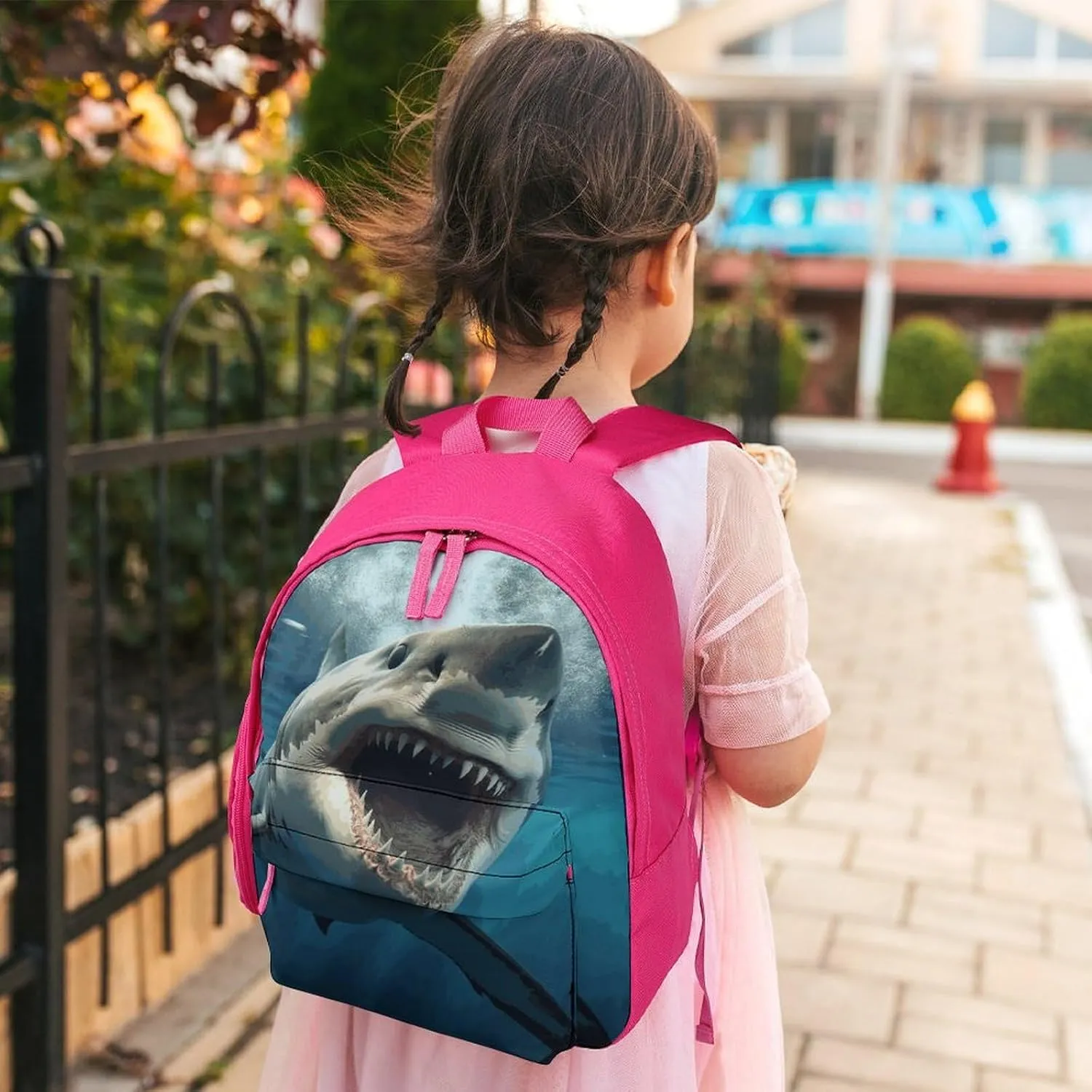 Shark Mouth Travel Backpack Casual Bag Lightweight Hiking Backpacks for Business, Travelling, Hiking
