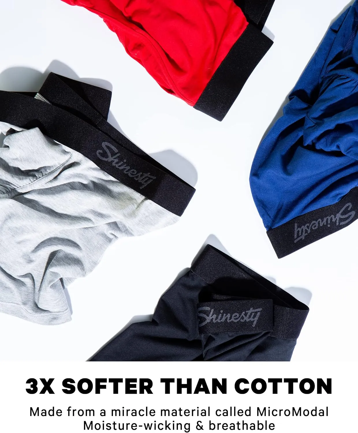 Shinesty paradICE Hammock Support Mens Pouch Underwear | Cooling Boxer Briefs for Men | Moisture Wicking Breathable