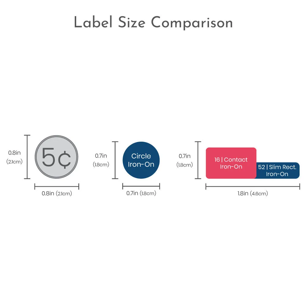 Simple Iron-On Clothing Labels