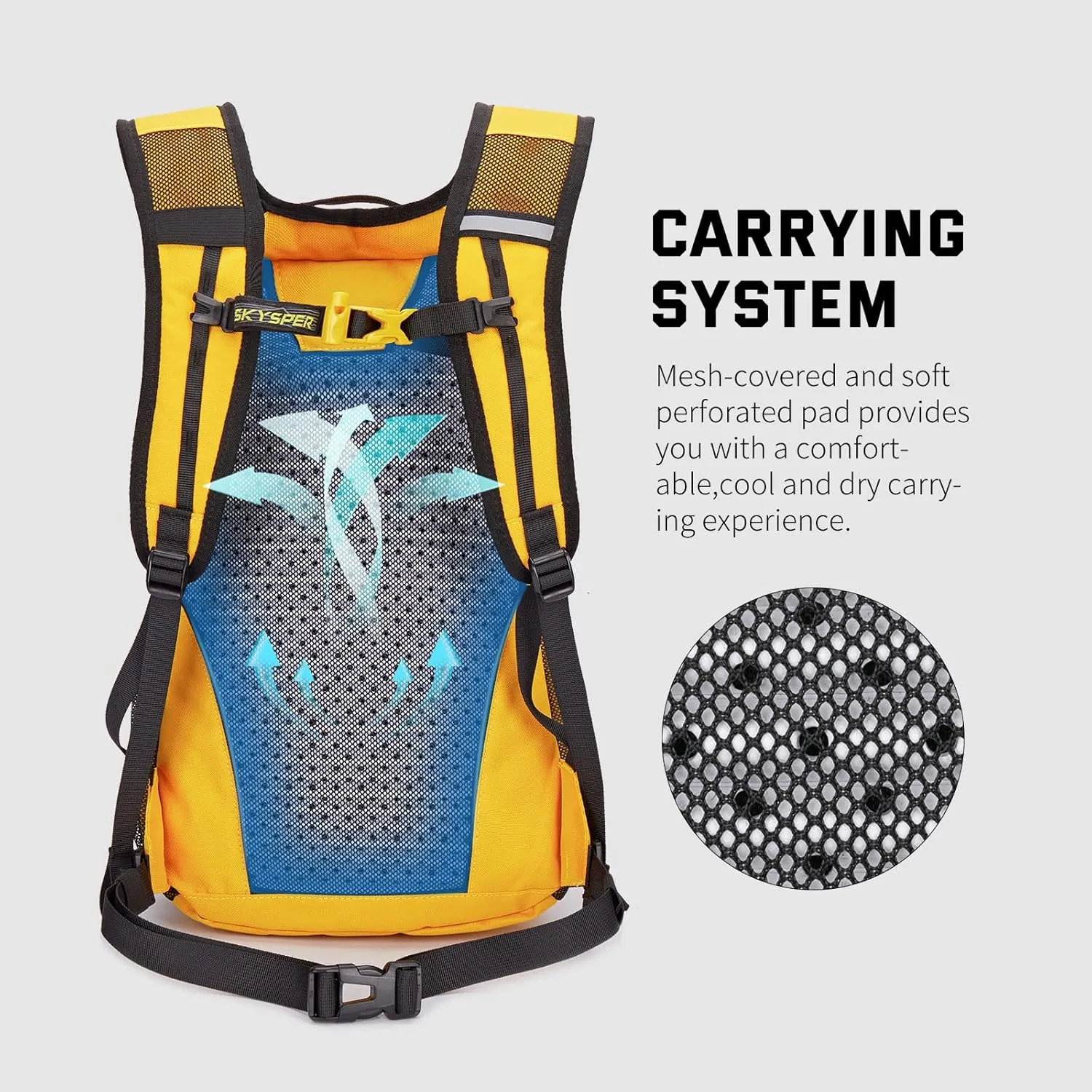 SKYSPER Small Hiking Backpack, 20L Lightweight Travel Backpacks Hiking Daypack for Women Men