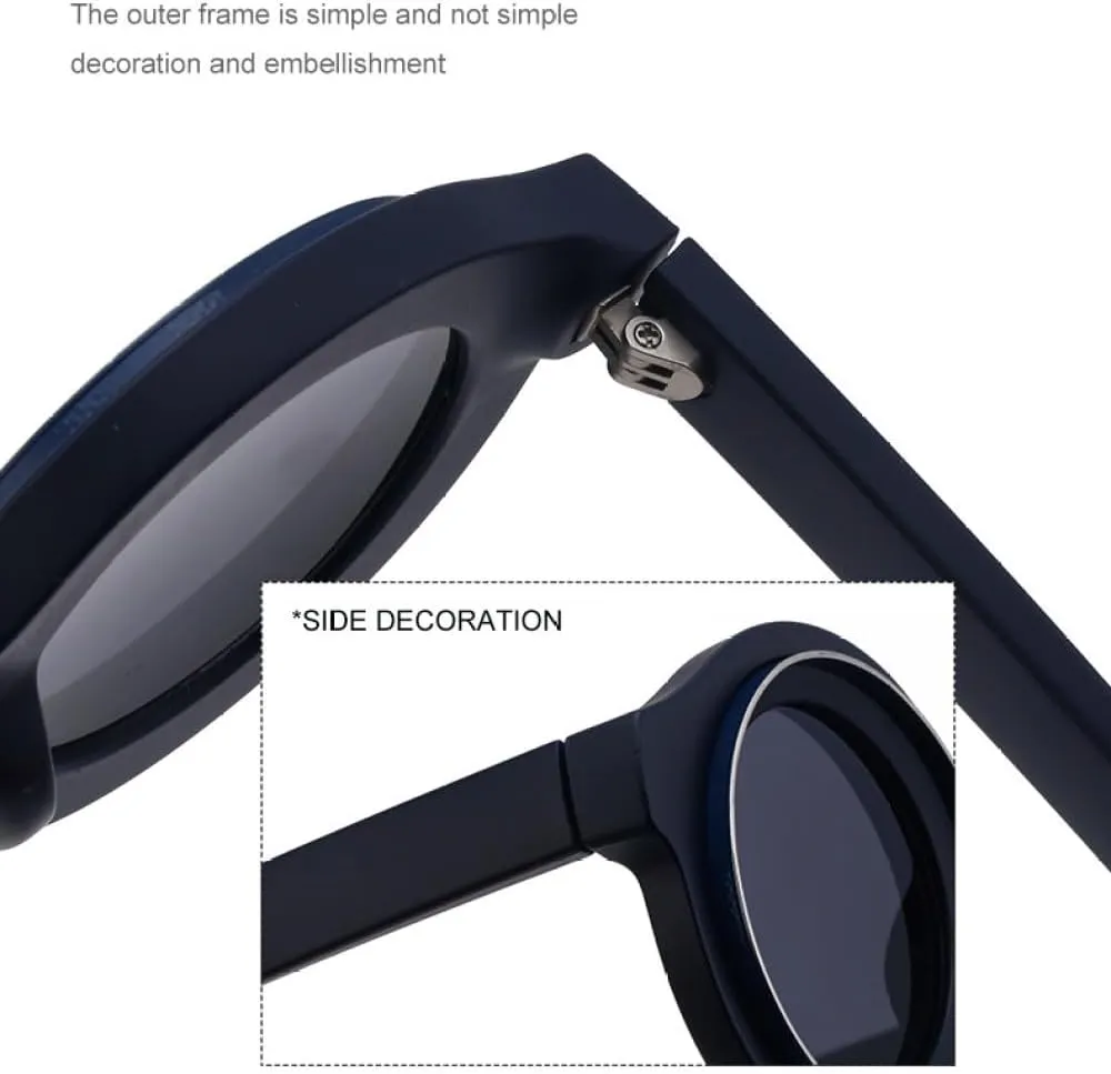 Small Frame Round Steampunk Sunglasses Men Luxury Punk Glasses For Male Shades Vintage Eyewear UV400