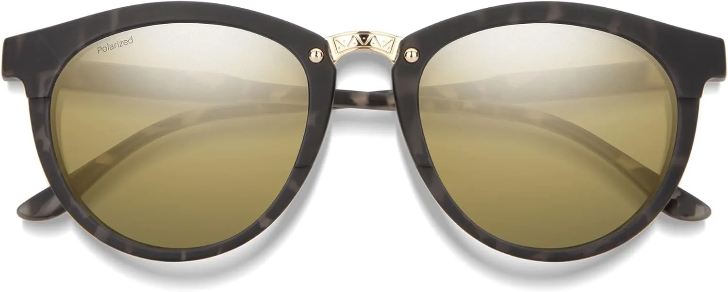 Smith Questa Carbonic Sunglasses, Matte Black Crystal/Polarized Gray, Optics Questa Carbonic Polarized Sunglasses