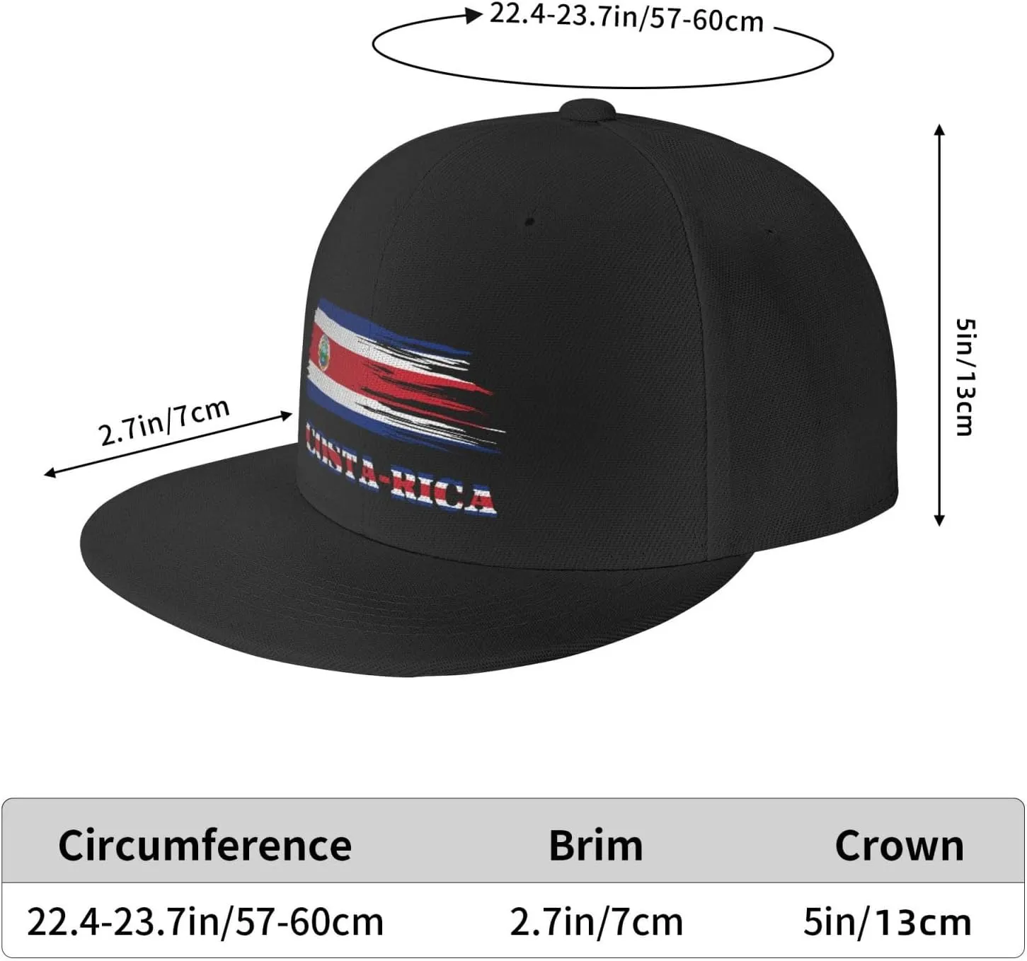 Snapback Hats for Men Women Adjustable Flat Brim Baseball Cap Flat Bill Hip Hop Hat Trucker Hat