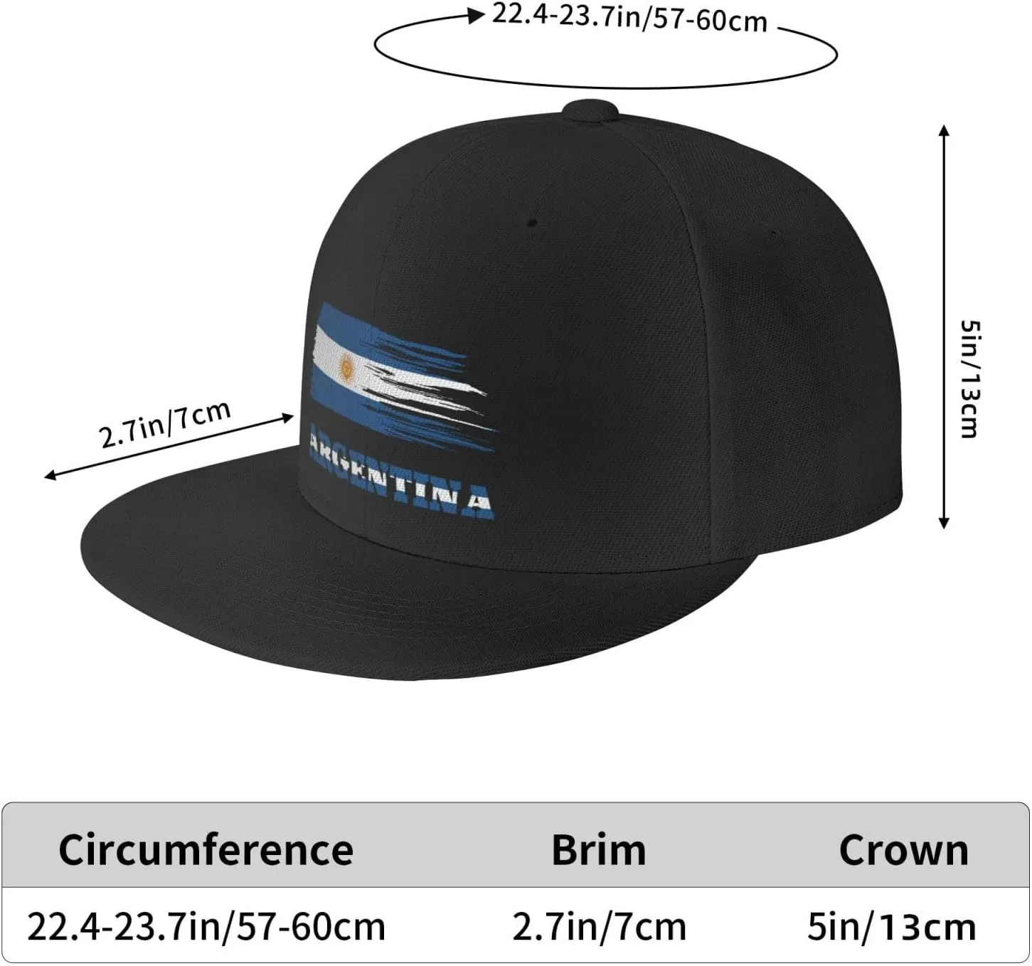 Snapback Hats for Men Women Adjustable Flat Brim Baseball Cap Flat Bill Hip Hop Hat Trucker Hat