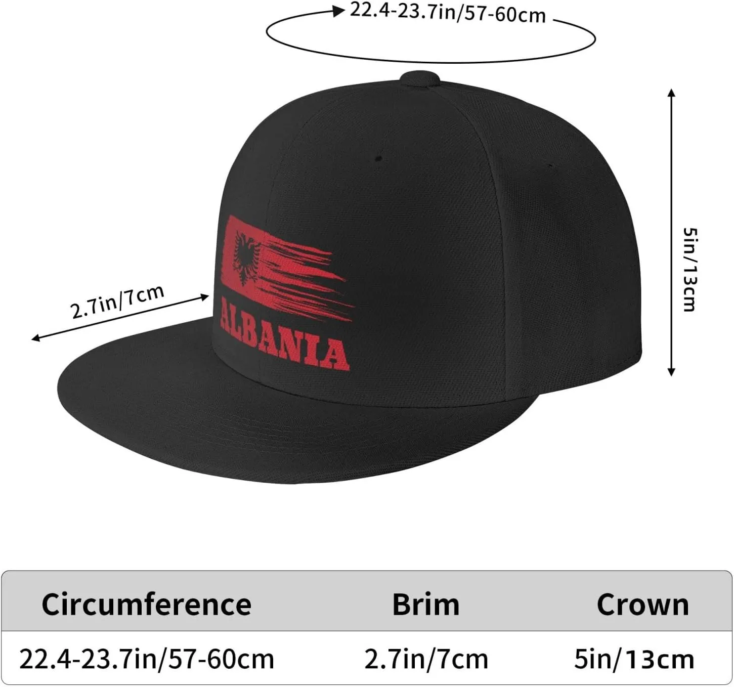 Snapback Hats for Men Women Adjustable Flat Brim Baseball Cap Flat Bill Hip Hop Hat Trucker Hat