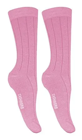 Soft & Warm Comfortable Women's Ribbed Cashmere Wool Socks