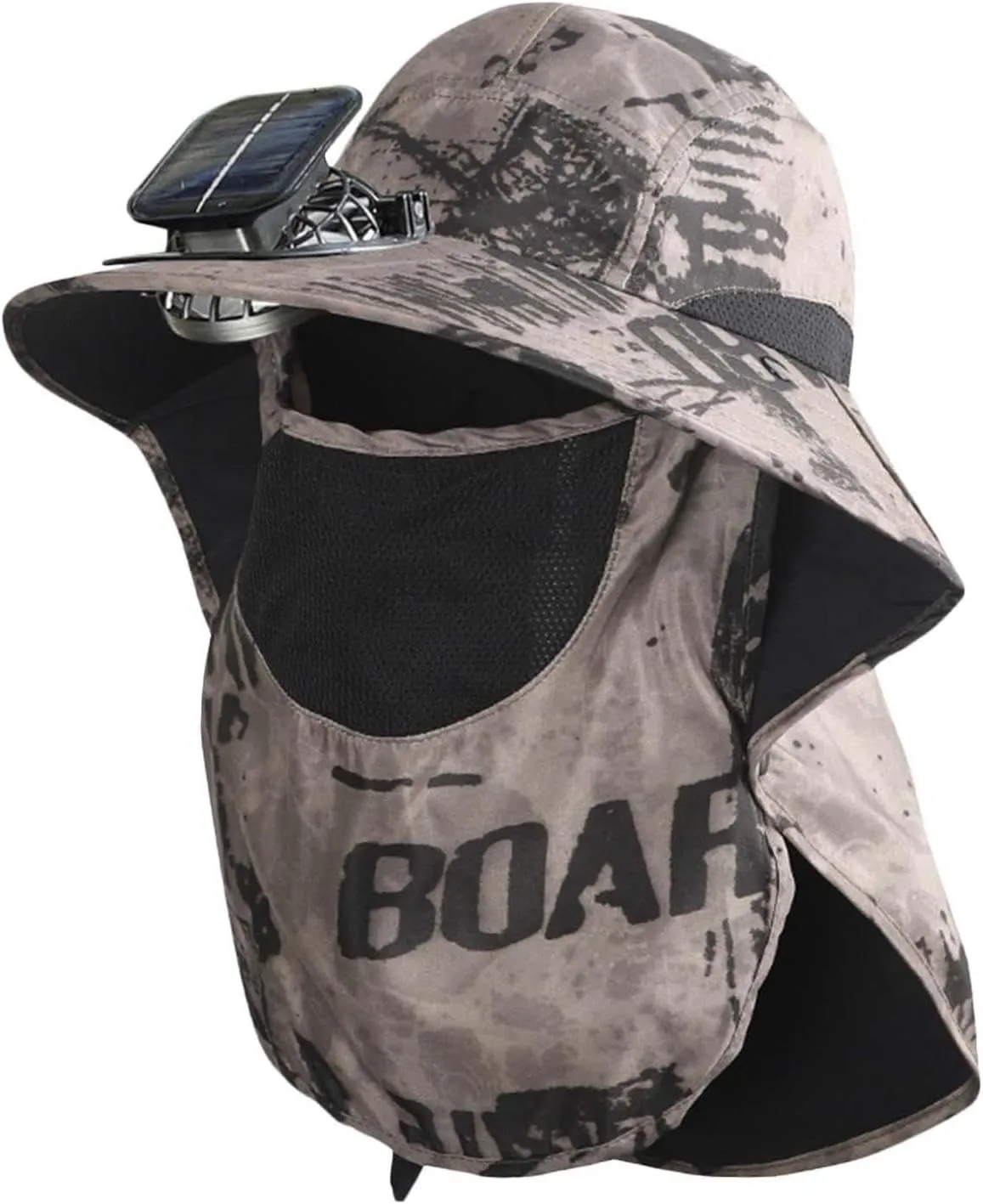 Solar Powered Sun Hat with Fans, Wide Brim Bucket Hat, UV Protection Outdoor Hat for Fishing Camping Hiking