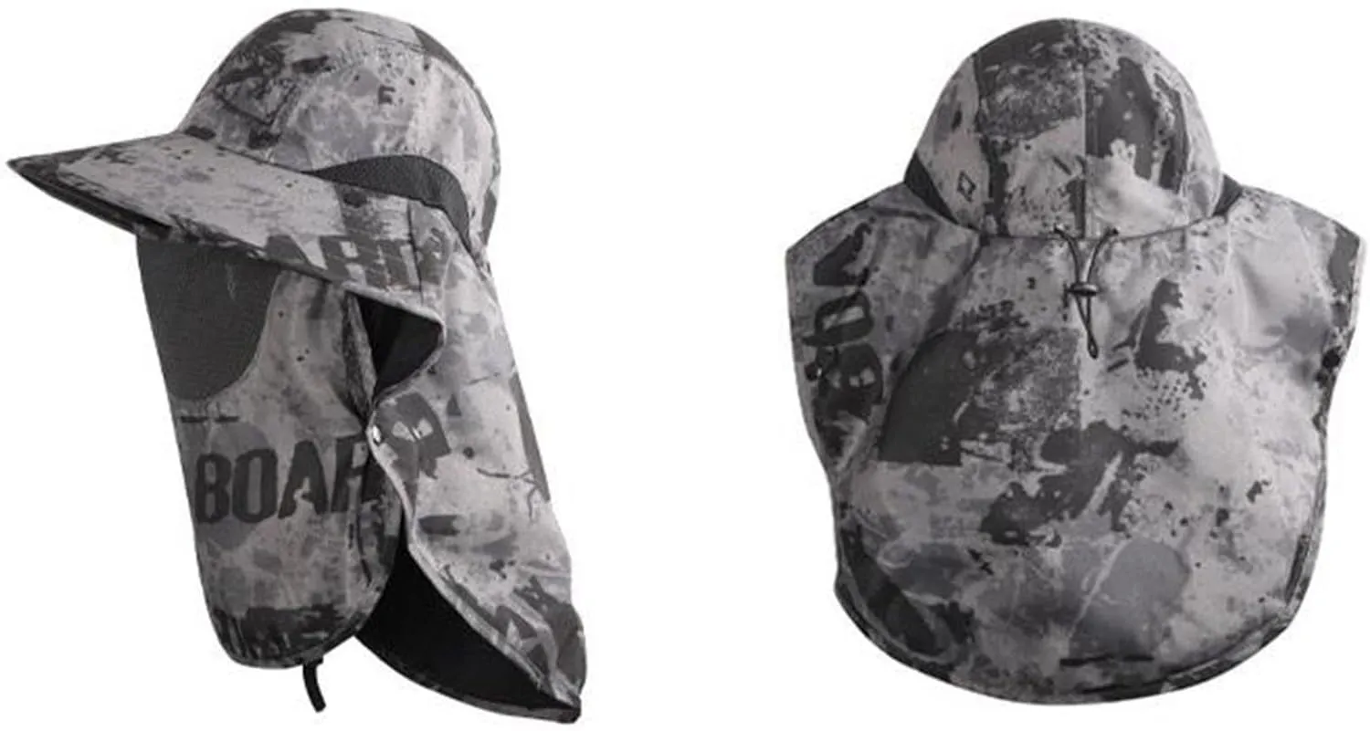 Solar Powered Sun Hat with Fans, Wide Brim Bucket Hat, UV Protection Outdoor Hat for Fishing Camping Hiking