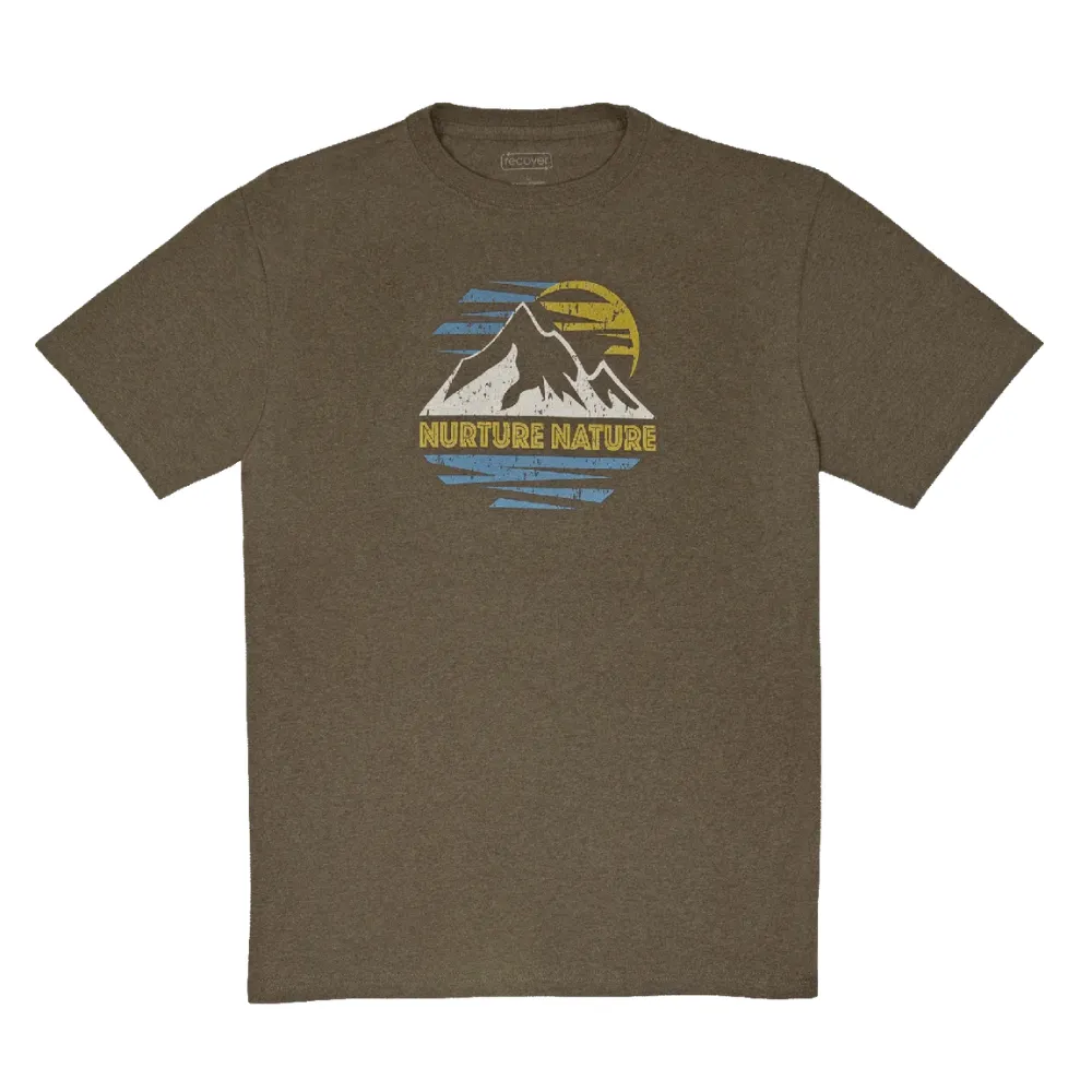 Solmate Socks Nurture Nature T-Shirt Brown (Men's)