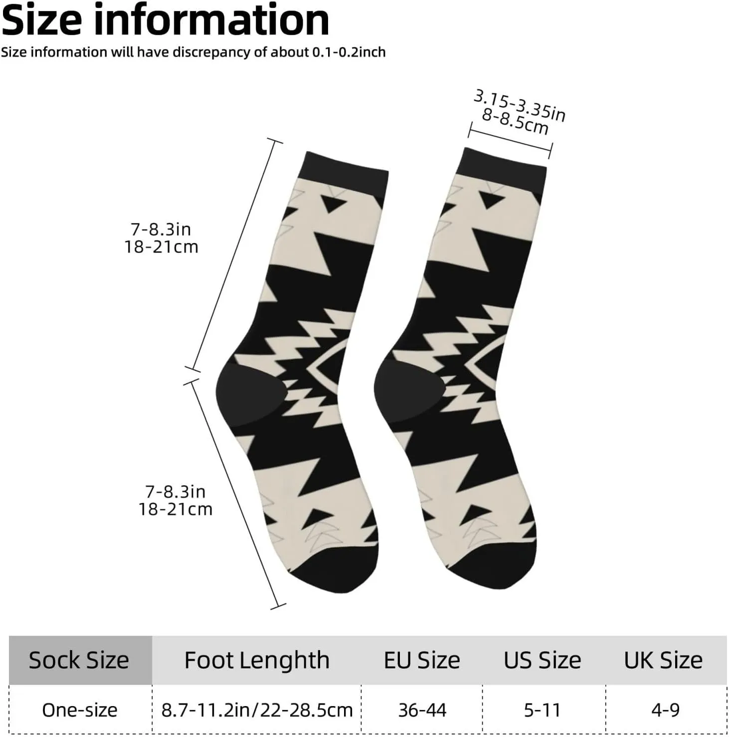 Southwest Pattern 1 Fun And Innovative Men'S And Women'S Crew - Elastic Comfortable Formal Socks, Gift Casual Socks