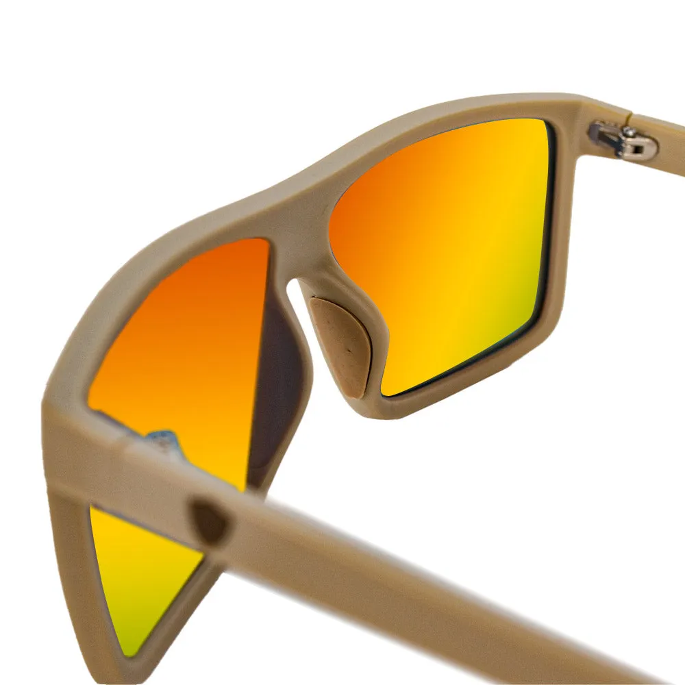 Sport Sunglasses | Desert Sand | Red/Orange Mirror