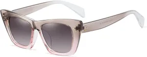 Square Cat Eye Polarized Sunglasses Women Men Oversized Trendy Sunnies Driving Anti-Glare UV400 Protection