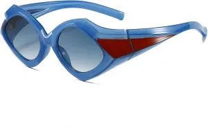 Steampunk Sunglasses for Women Men Retro Unique Punk Trending Uv400