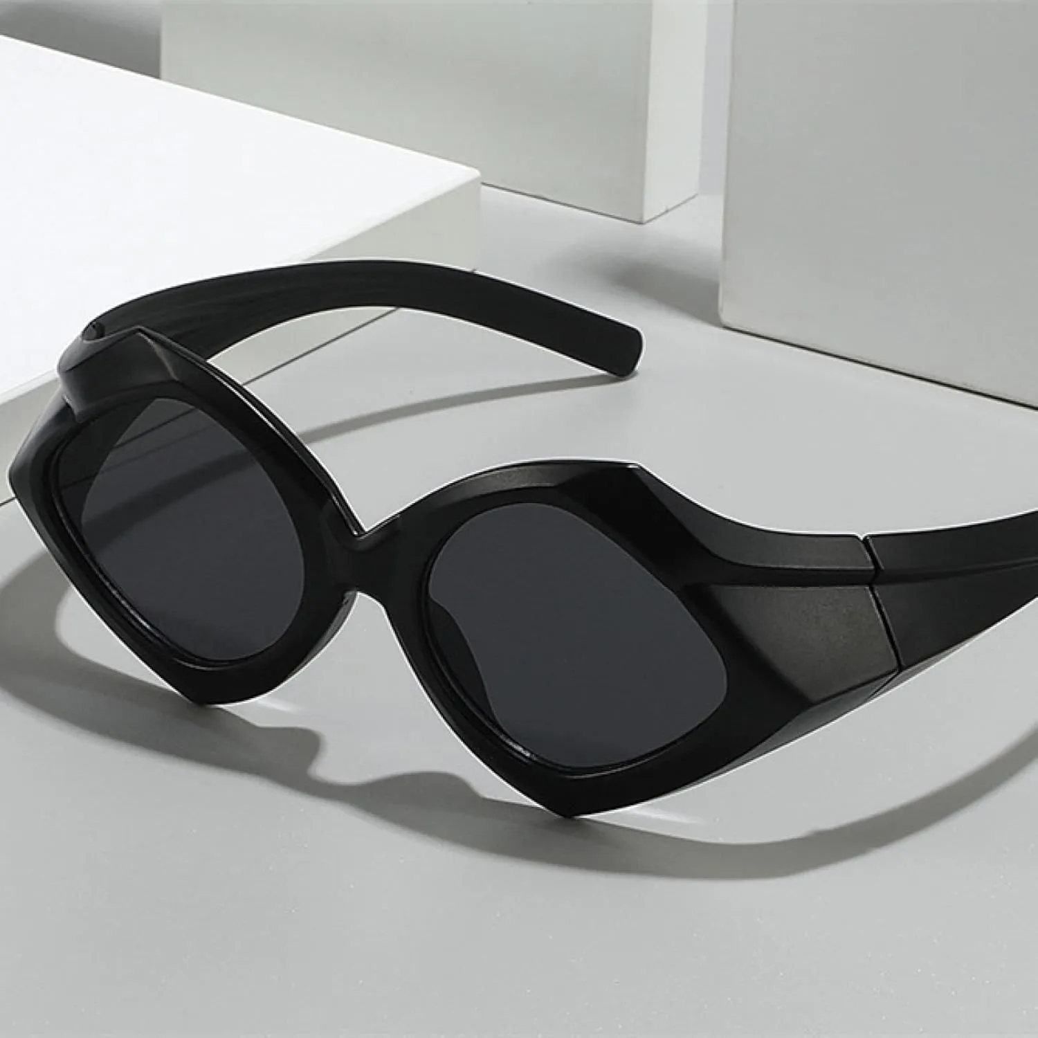 Steampunk Sunglasses for Women Men Retro Unique Punk Trending Uv400