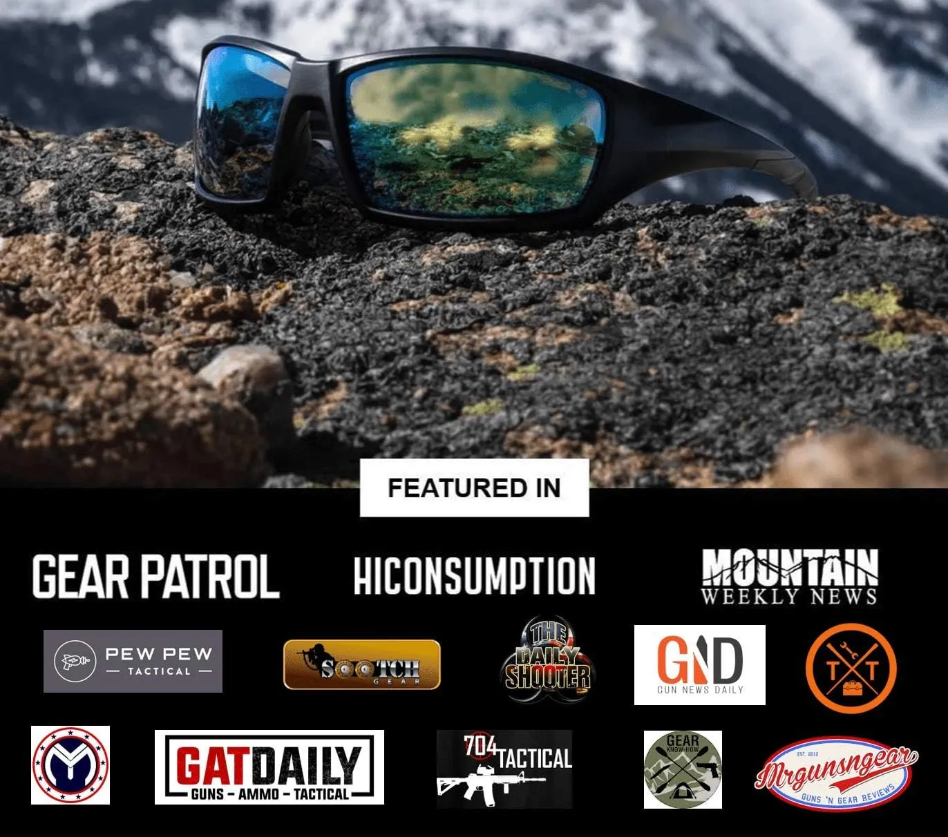 STNGR Ridge Unbreakable Tactical Ballistic Outdoor & Shooting Sunglasses Polarized For Men