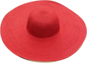 Straw Sun Hat Womens Summer Sun UV Protection Hat Wide Brim Foldable Straw Hat Outdoor Traveling Beach Hats